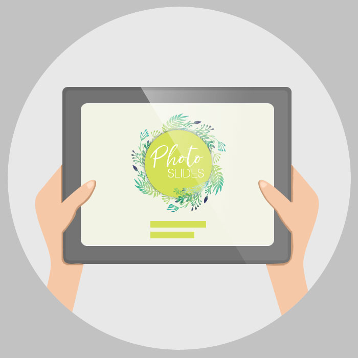 show presentation on ipad or tablet